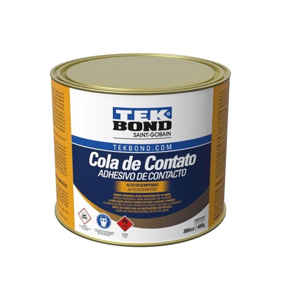 Cola Contato Tradicional Sapateiro/Artesanato 400g Tekbond