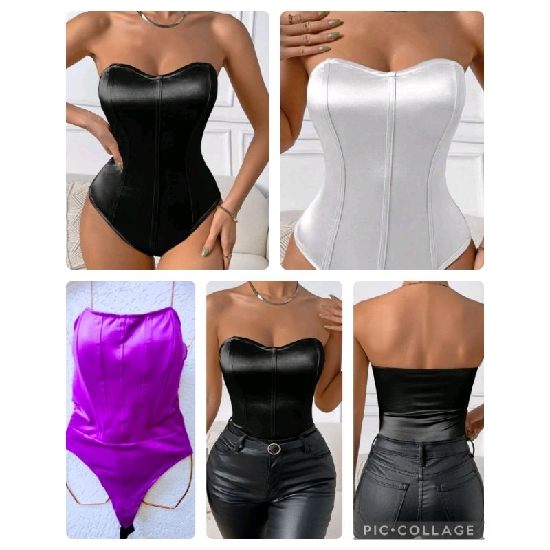 body/bory tule modelo corselet