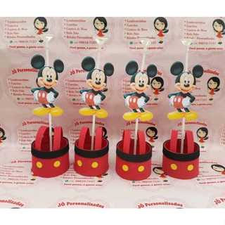 Centro de Mesa Mickey Shortinho Luxo