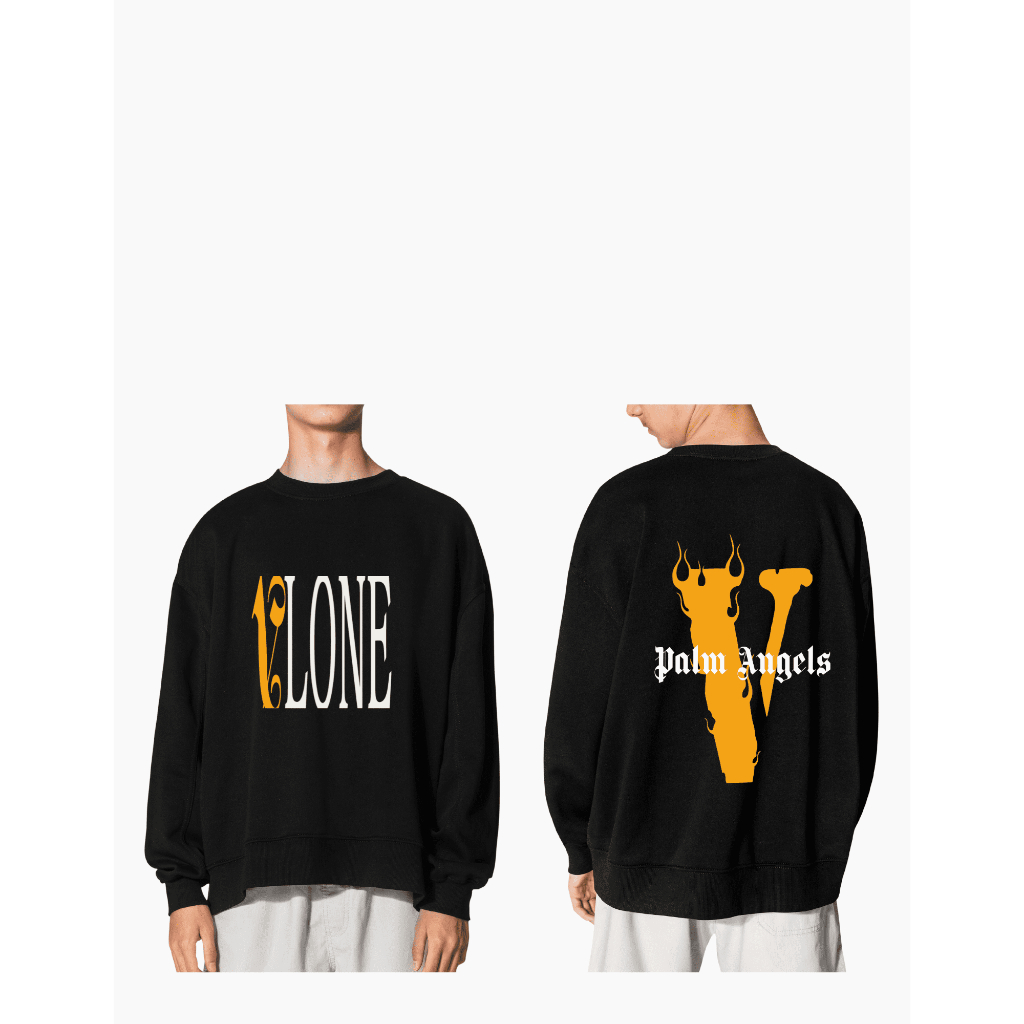 Moletom gola careca premium Unissex Vlone x Palm Angels Skate