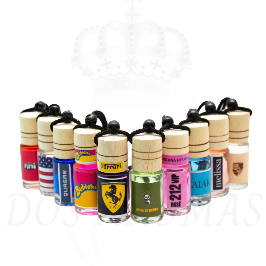 KIT 06 Cheirinho de Carro Personalizado 10ml ALTA FIXAÇÃO | Shopee Brasil