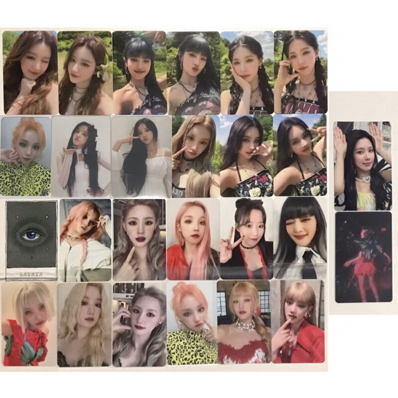 (G)I-dle Photocards & POBs (Atualizado Novembro/23) Gidle I Love I feel album Tour MD