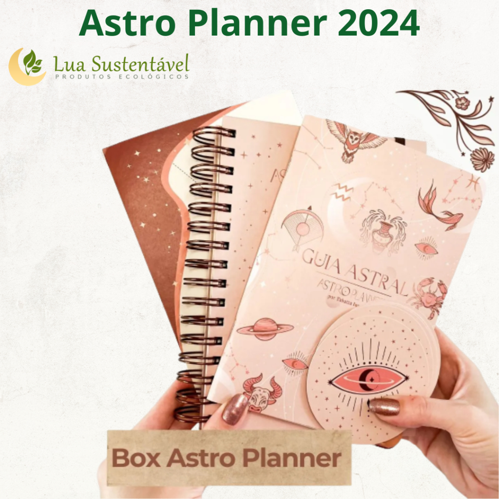 Box Astro Planner 2024 + Astro Agenda (Planner físico + agenda