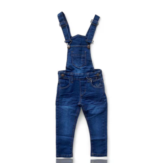 Roupa Infantil Macacão Jeans Jardineira Calça Menino Bebê Estiloso Juvenil