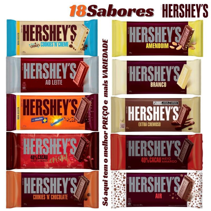 Chocolate Branco Hersheys Embalagem 82g