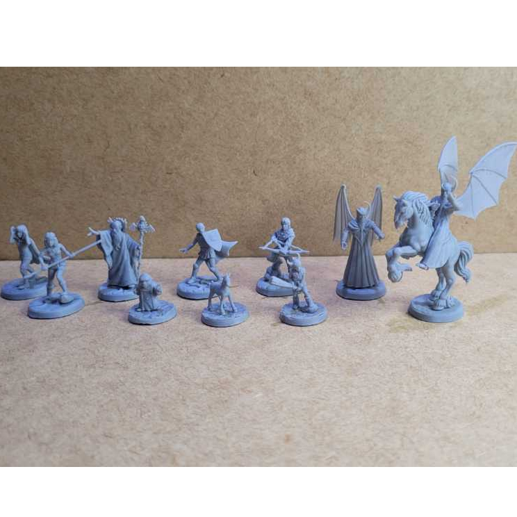 Kit Miniaturas Caverna do Dragão Resina RPG