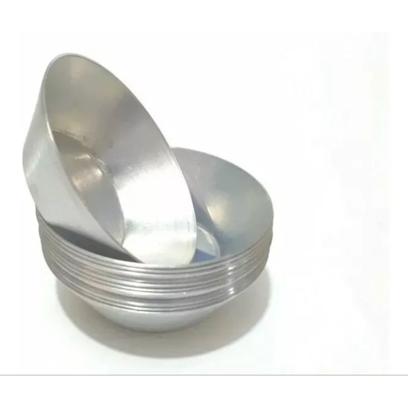 Forminha Para Empada Com 12 Peças Em Alumínio (nº 5)