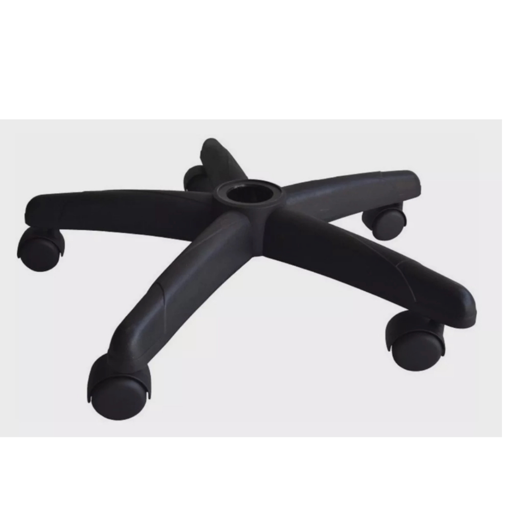 Estrela de Cadeira de Escritório com Rodizio modelo reforçado em aço com capa - Qualiflex