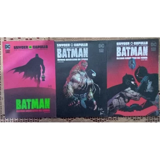 Hqs em 3 edições Batman o último cavaleiro da terra panini comics Dc Black Label
