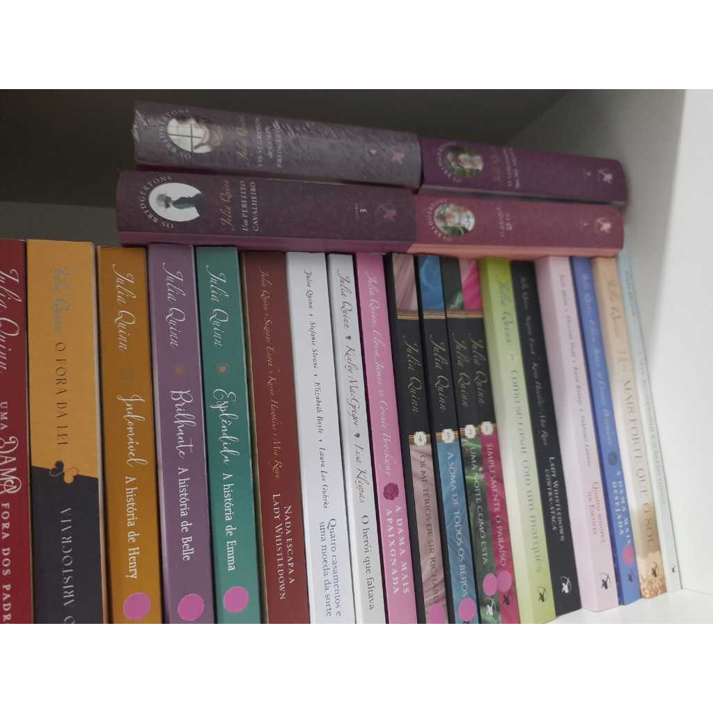Livros de romance de época Julia Quinn Courtney Milan Os bridgertons