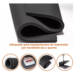 Base de prensa térmica para impressão por transferência e sublimação, manta de silicone macio, 40*60cm/29*38cm/38*38cm dois tamanhos