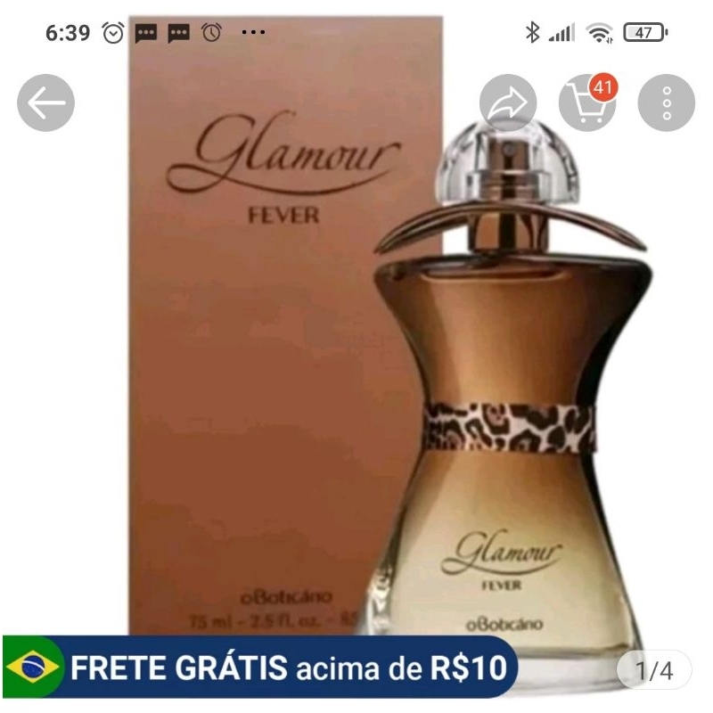 O boticario glamour fever desodorante colonia 75ml