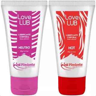 Kit 2 Love Lub Lubrificante Íntimo Base D'água Neutro Ice Hot  SEX SHOP em Oferta na Shopee