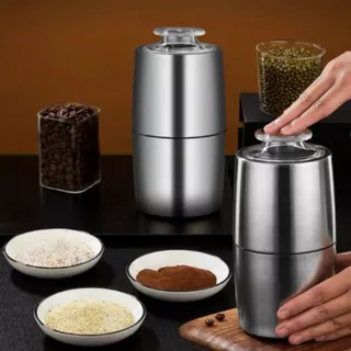 Moedor De Café Elétrico Aço Inox Triturador De Grãos 110V