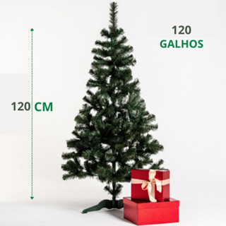 Árvore De Natal Branca 1,20cm Com144 Galhos