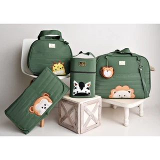 Kit Bolsas de Bebê Maternidade Bichinhos Safari em Oferta na Shopee