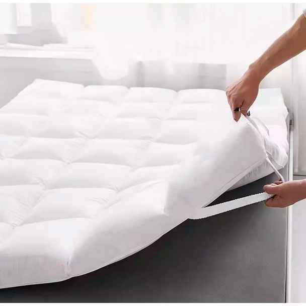 Kit Pillow Top Cama Casal Protetor Varias Cores + 2 Travesseiros Silicone