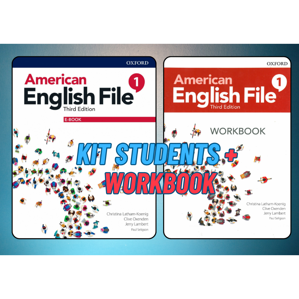 American English File Level 1 Third Edition Student book + Workbook