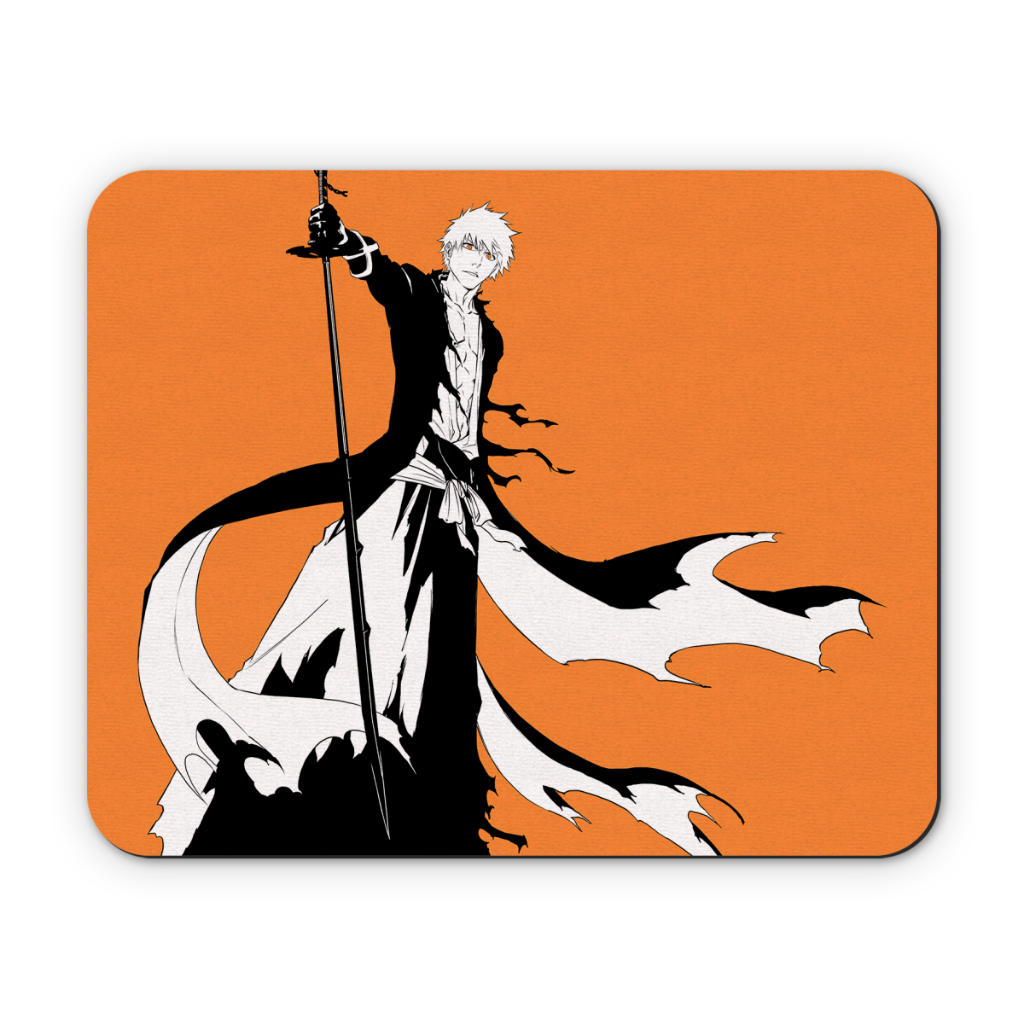 Mousepad Estampado Bleach Ichigo Kurosaki 21x17cm Neoprene