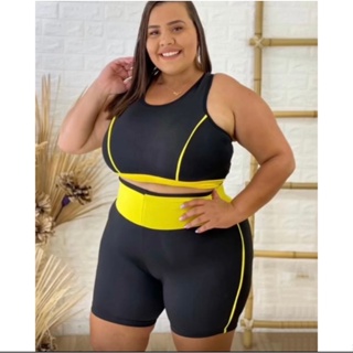 CONJUNTO DE ACADEMIA PREMIUM Roupa fitness PLUS SIZE G, GG, XGG e EXGG