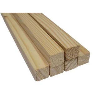Kit c/ 10 Ripas sarrafo de madeira de pinus 1metro X 2cm