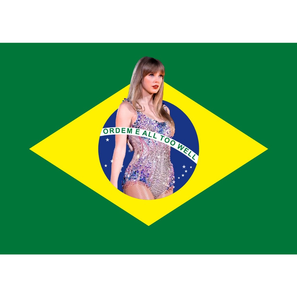 Bandeira Taylor Swift The Eras Tour Cm X Cm Envio Imediato Shopee Brasil