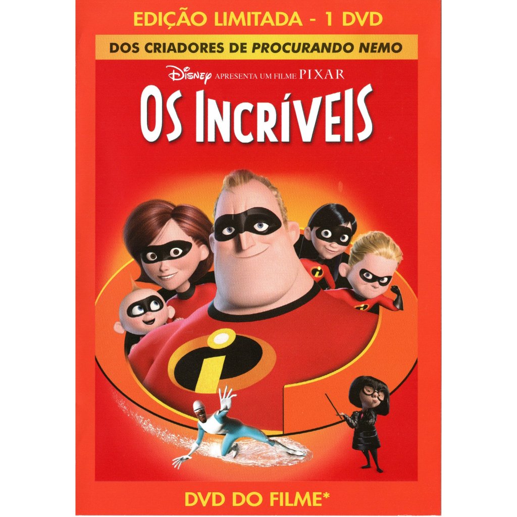 Os Incríveis Edição Limitada, Disney Pixar, DVD | Shopee Brasil