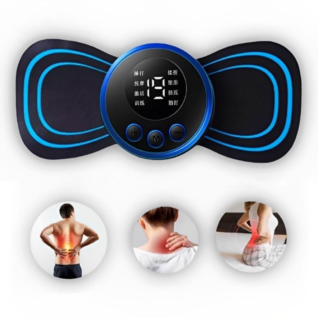 Mini Massageador de Cervical Elétrico Portátil Alivia Dores Corpo Pescoço