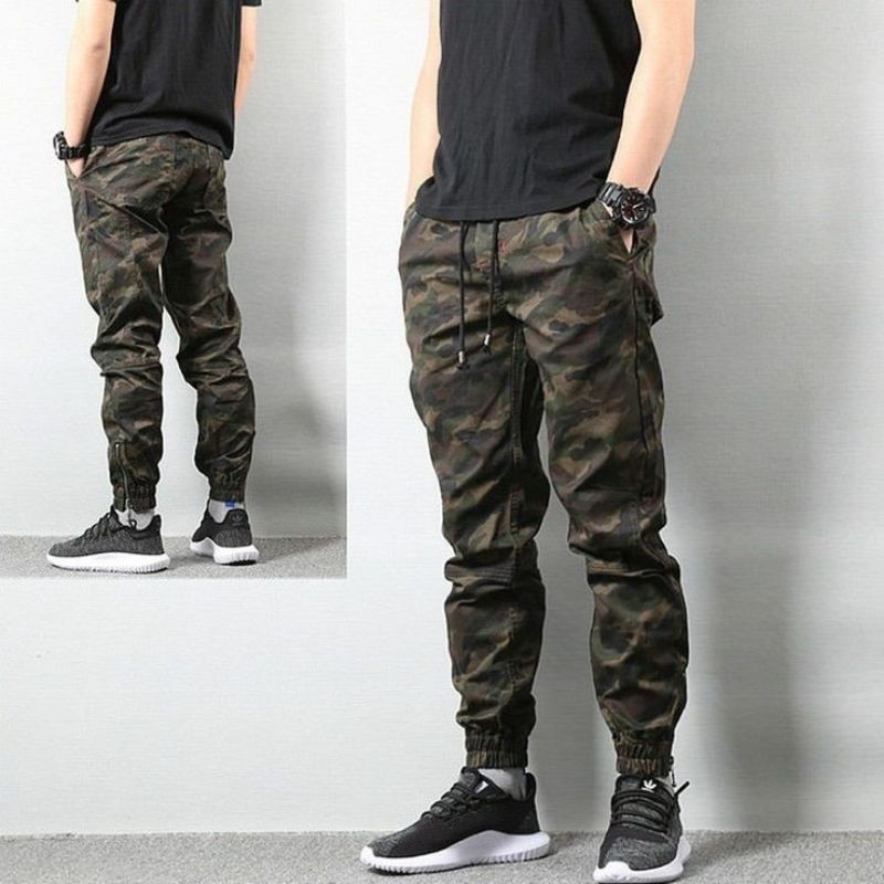 Calça jogger camuflada MILITAR calça masculina