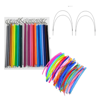 Borrachinha Aparelho 1000 + 20 Trançados (10 Pares) + 4 Fios em Oferta na Shopee