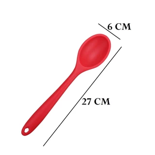 Colher De Silicone 6x27Cm Redonda Arroz Utensílios Cozinha Grande Top útil Prático E Fácil Na Hora De Pegar E Soltar Seu Arroz em Oferta na Shopee