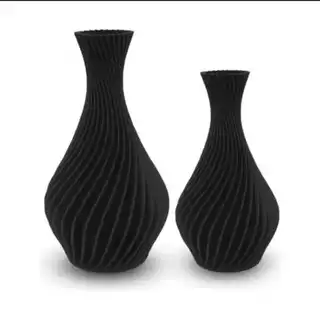 kit 2 vasos decorativos em espiral