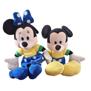 Brinquedo Pelúcia Minnie Mickey Mouse Disney com roupa cores do Brasil coleção copa do Mundo