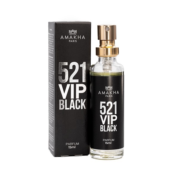 521 Vip Black Perfume Masculino de 15ml