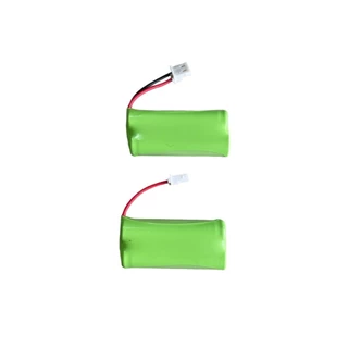 Kit Com 02 Bat 2,4v 600ma P/ Telefone Sem Fio Intelbras