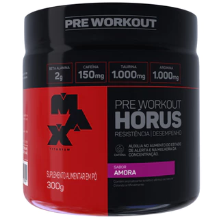 Pré treino Hórus - Max Titanium - 300g
