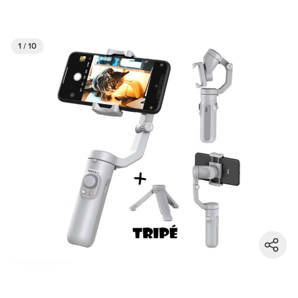 Estabilizador Imagem Gimbal 3 Eixos Câmera Celular Original