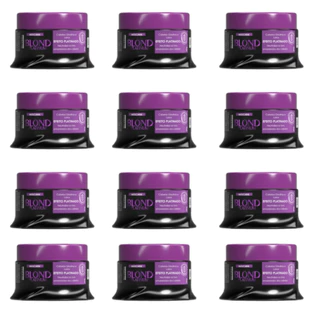 12 Unidades Máscara Blond Platinum Matizador 300g Begônia Gold