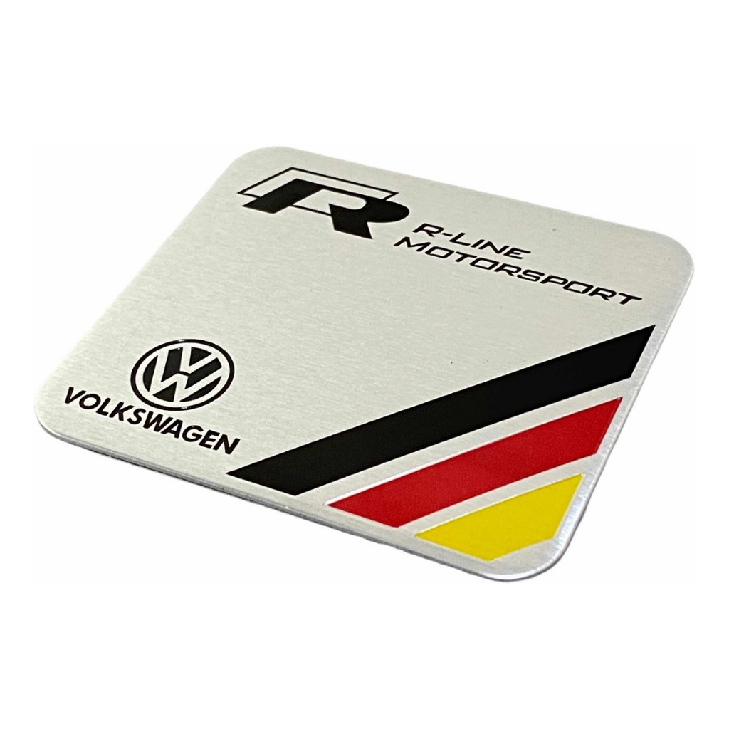 Emblema Volkswagen R-Line Rline Vw Novo Polo Virtus Tsi Msi Nivus Taos ...