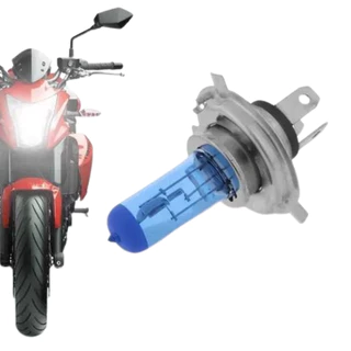 Lâmpada Super Branca H4 35w Efeito Xênon Farol Moto Xre 300