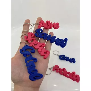 Kit Chaveiros 65 unidades Personalizados Nomes Empresa Feminino Masculino