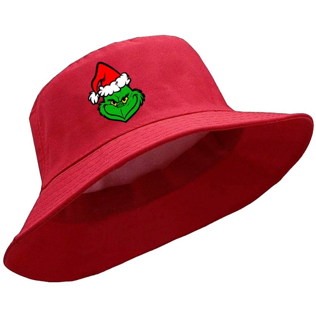 Boné Chapéu Bucket Hat Grinch Natal New Cap Exclusivo Cata
