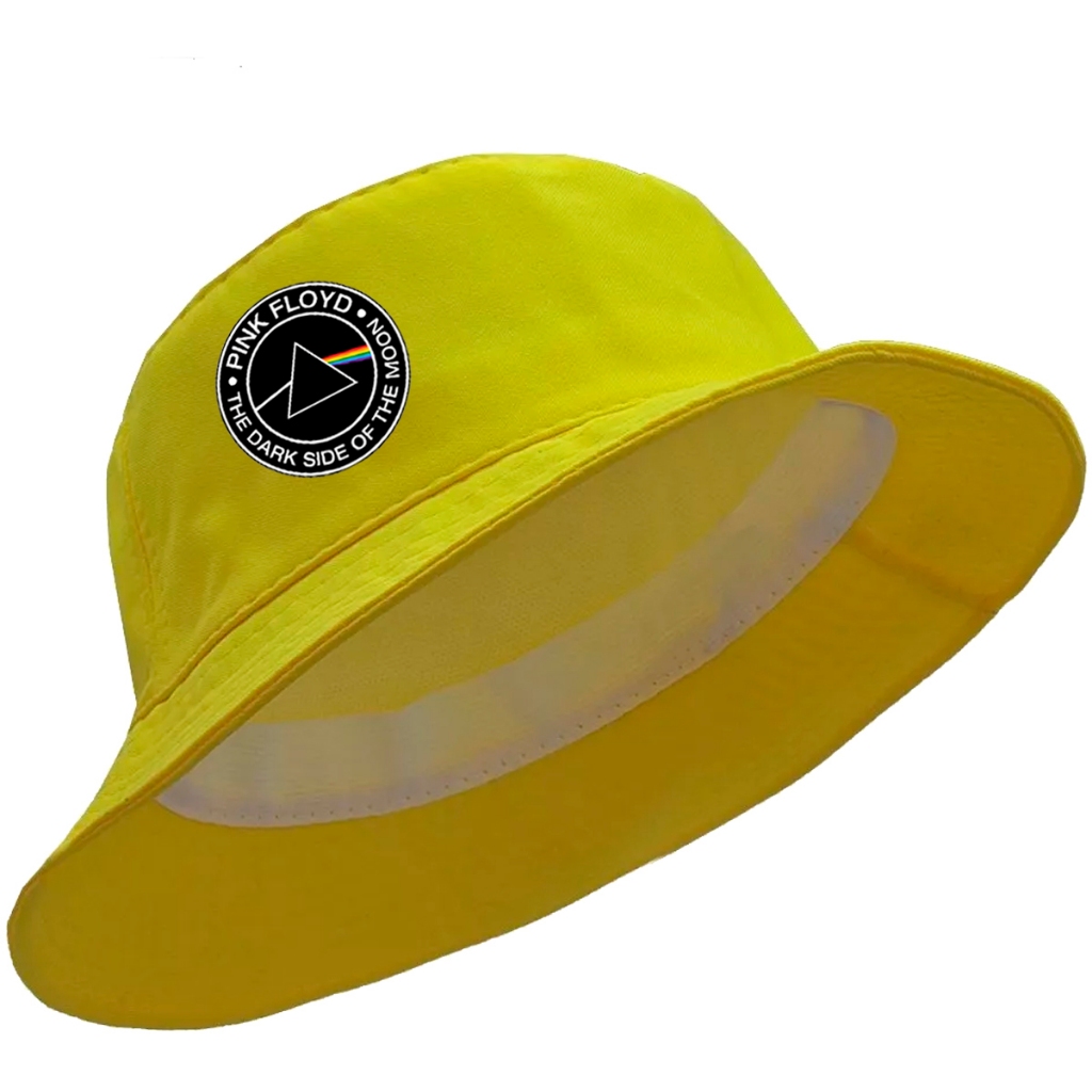 Boné Chapéu Bucket Hat Pink Floyd Rock New Cap Exclusivo Boné Chapéu Bucket Hat Pink Floyd Rock New Cap Exclusivo