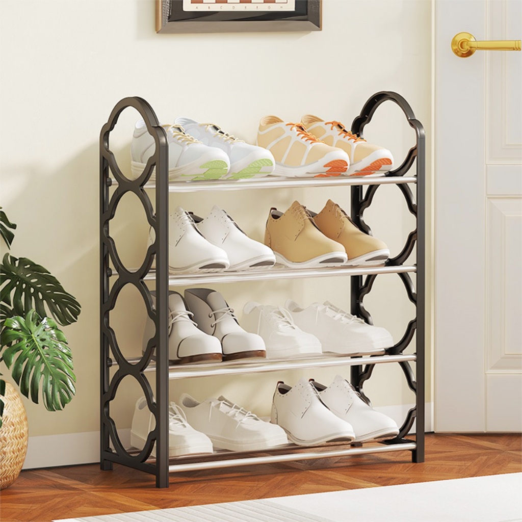 Sapateira Porta Sapatos 4 Andares 8 Pares Plástico Organizador BBG-70140