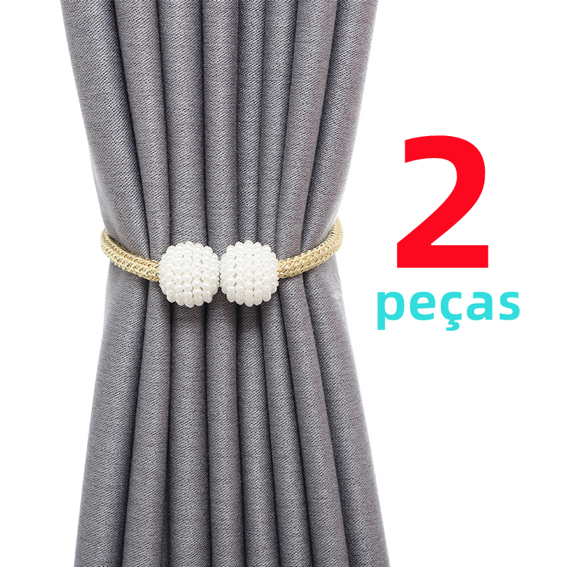 2 Pcs Ímã Moderno Minimalista Cortina Fivela Clipe Cinta Moldura De Magnética Decoração Acessório Aparador De Cortina