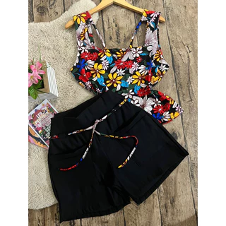 Conjunto Feminino Blusa E Short Plus Size Verão 40 á 54