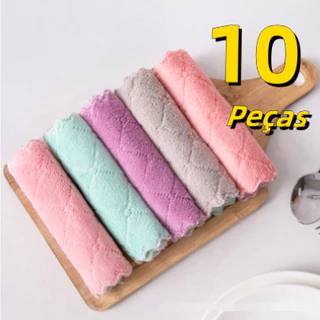 Pano De Limpeza 25x15CM Pano Super Absorvente Microfibra Para Limpar De Cozinha Promoção