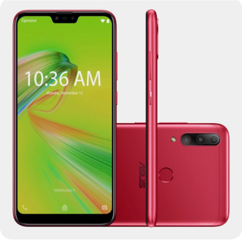 Zenfone 5 selfie pro vermelho asus 2024 com tela de 6 4g 128 gb