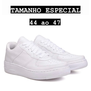 tênis especial 44 ao 47 numeração especial 44 45 46 47 tamanho especial no casual e confortável 44 45 46 47 tamanho especial grande promoção