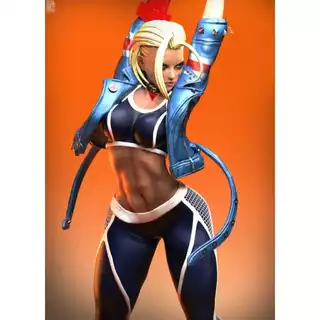 Cammy Street Fighter 6 colecionavel modelo 1